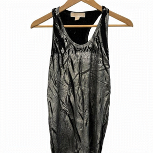 MICHAEL kors raceback metalic tanktop size small